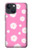 S3500 ピンクの花柄 Pink Floral Pattern iPhone 14 バックケース、フリップケース・カバー