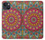 S3694 ヒッピーアートパターン Hippie Art Pattern iPhone 14 バックケース、フリップケース・カバー