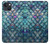 S3809 人魚の鱗 Mermaid Fish Scale iPhone 14 バックケース、フリップケース・カバー