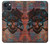 S3895 海賊スカルメタル Pirate Skull Metal iPhone 14 バックケース、フリップケース・カバー