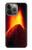 S0745 火山の溶岩 Volcano Lava iPhone 14 Pro バックケース、フリップケース・カバー