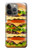 S0790 ハンバーガー Hamburger iPhone 14 Pro バックケース、フリップケース・カバー