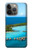 S0844 ボラボラ島 Bora Bora Island iPhone 14 Pro バックケース、フリップケース・カバー