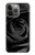 S1598 黒バラ Black Rose iPhone 14 Pro バックケース、フリップケース・カバー
