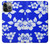 S2244 ハワイのハイビスカス青柄 Hawaiian Hibiscus Blue Pattern iPhone 14 Pro バックケース、フリップケース・カバー