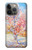 S2450 ブロッサムピンクピーチツリー フィンセント・ファン・ゴッホ Van Gogh Peach Tree Blossom iPhone 14 Pro バックケース、フリップケース・カバー