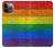 S2683 レインボーフラッグ プライド旗 Rainbow LGBT Pride Flag iPhone 14 Pro バックケース、フリップケース・カバー