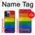 S2683 レインボーフラッグ プライド旗 Rainbow LGBT Pride Flag iPhone 14 Pro バックケース、フリップケース・カバー