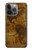 S2861 アンティークの世界地図 Antique World Map iPhone 14 Pro バックケース、フリップケース・カバー