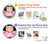 S3042 雛人形 着物桜 Japan Girl Hina Doll Kimono Sakura iPhone 14 Pro バックケース、フリップケース・カバー