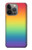 S3698 LGBTグラデーションプライドフラグ LGBT Gradient Pride Flag iPhone 14 Pro バックケース、フリップケース・カバー