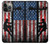 S3803 電気技師ラインマンアメリカ国旗 Electrician Lineman American Flag iPhone 14 Pro バックケース、フリップケース・カバー