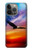 S3841 白頭ワシ カラフルな空 Bald Eagle Flying Colorful Sky iPhone 14 Pro バックケース、フリップケース・カバー