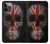 S3848 イギリスの旗の頭蓋骨 United Kingdom Flag Skull iPhone 14 Pro バックケース、フリップケース・カバー