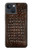 S2850 アリゲータースキングラフィック Brown Skin Alligator Graphic Printed iPhone 14 Plus バックケース、フリップケース・カバー