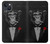 S3167 面白いマフィア猿 Funny Gangster Mafia Monkey iPhone 14 Plus バックケース、フリップケース・カバー