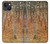 S3380 グスタフ・クリムト バーチフォレスト Gustav Klimt Birch Forest iPhone 14 Plus バックケース、フリップケース・カバー