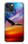 S3841 白頭ワシ カラフルな空 Bald Eagle Flying Colorful Sky iPhone 14 Plus バックケース、フリップケース・カバー