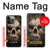 S0552 スカル Skull iPhone 14 Pro Max バックケース、フリップケース・カバー