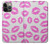 S2214 ピンクの唇のキス Pink Lips Kisses iPhone 14 Pro Max バックケース、フリップケース・カバー