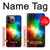 S2312 カラフル 虹 宇宙 銀河 Colorful Rainbow Space Galaxy iPhone 14 Pro Max バックケース、フリップケース・カバー