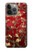 S2414 赤開花アーモンドの木 フィンセント・ファン・ゴッホ Red Blossoming Almond Tree Van Gogh iPhone 14 Pro Max バックケース、フリップケース・カバー