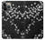 S2544 黒花柄の着物 Japanese Kimono Style Black Flower Pattern iPhone 14 Pro Max バックケース、フリップケース・カバー