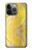 S2713 黄蛇の皮膚 グラフィックプリント Yellow Snake Skin Graphic Printed iPhone 14 Pro Max バックケース、フリップケース・カバー