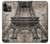 S3416 エッフェル塔の設計図 Eiffel Tower Blueprint iPhone 14 Pro Max バックケース、フリップケース・カバー