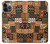 S3460 マリ芸術 Mali Art Pattern iPhone 14 Pro Max バックケース、フリップケース・カバー