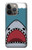 S3825 漫画のサメの海のダイビング Cartoon Shark Sea Diving iPhone 14 Pro Max バックケース、フリップケース・カバー