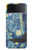 S0213 フィンセント・ファン・ゴッホ 星月夜 Van Gogh Starry Nights Samsung Galaxy Z Flip 4 バックケース、フリップケース・カバー