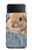 S0242 可愛いウサギ Cute Rabbit Samsung Galaxy Z Flip 4 バックケース、フリップケース・カバー