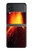 S0745 火山の溶岩 Volcano Lava Samsung Galaxy Z Flip 4 バックケース、フリップケース・カバー