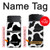 S2096 牛柄 Seamless Cow Pattern Samsung Galaxy Z Flip 4 バックケース、フリップケース・カバー
