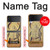 S2401 エジプトのスカラベ 甲虫 グラフィックプリント Egyptian Scarab Beetle Graphic Printed Samsung Galaxy Z Flip 4 バックケース、フリップケース・カバー