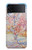 S2450 ブロッサムピンクピーチツリー フィンセント・ファン・ゴッホ Van Gogh Peach Tree Blossom Samsung Galaxy Z Flip 4 バックケース、フリップケース・カバー
