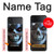 S2585 スカルペンタグラム Evil Death Skull Pentagram Samsung Galaxy Z Flip 4 バックケース、フリップケース・カバー