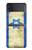 S2614 イスラエルの古い旗 Israel Old Flag Samsung Galaxy Z Flip 4 バックケース、フリップケース・カバー