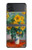 S2937 クロード・モネ ひまわり Claude Monet Bouquet of Sunflowers Samsung Galaxy Z Flip 4 バックケース、フリップケース・カバー