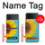 S3039 ひまわり Vintage Sunflower Blue Samsung Galaxy Z Flip 4 バックケース、フリップケース・カバー