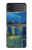 S3336 ヴァン・ゴッホローソンの星空 Van Gogh Starry Night Over the Rhone Samsung Galaxy Z Flip 4 バックケース、フリップケース・カバー
