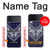 S3357 ネイビーブルーバンダナパターン Navy Blue Bandana Pattern Samsung Galaxy Z Flip 4 バックケース、フリップケース・カバー