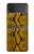 S3365 黄パイソンの皮膚 グラフィックプリント Yellow Python Skin Graphic Print Samsung Galaxy Z Flip 4 バックケース、フリップケース・カバー