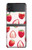 S3481 イチゴ Strawberry Samsung Galaxy Z Flip 4 バックケース、フリップケース・カバー