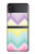 S3514 虹色ジグザグ Rainbow Zigzag Samsung Galaxy Z Flip 4 バックケース、フリップケース・カバー