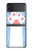 S3618 猫の足 Cat Paw Samsung Galaxy Z Flip 4 バックケース、フリップケース・カバー