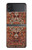 S3813 ペルシャ絨毯の敷物パターン Persian Carpet Rug Pattern Samsung Galaxy Z Flip 4 バックケース、フリップケース・カバー