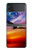 S3841 白頭ワシ カラフルな空 Bald Eagle Flying Colorful Sky Samsung Galaxy Z Flip 4 バックケース、フリップケース・カバー