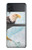 S3843 白頭ワシと氷 Bald Eagle On Ice Samsung Galaxy Z Flip 4 バックケース、フリップケース・カバー